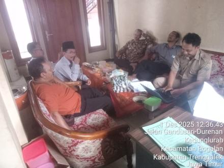 Rakord verifikasi penduduk penerima BLT Kesra